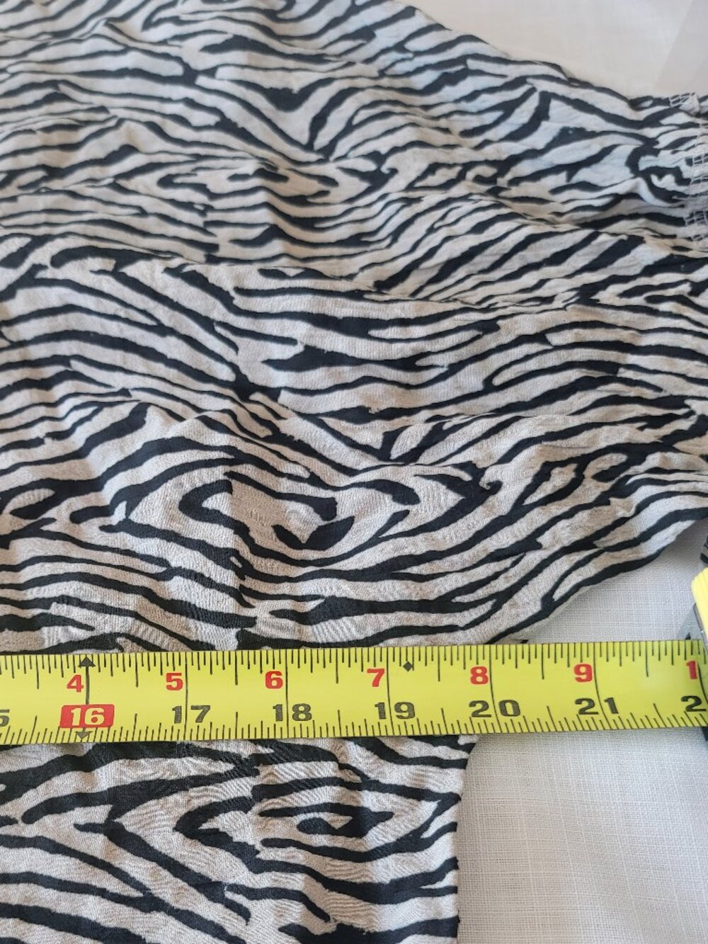 Nanushka Hierro Zebra Print Mini Dress XS Batwing Dolman Sleeve Artsy Tunic - Picture 9 of 14